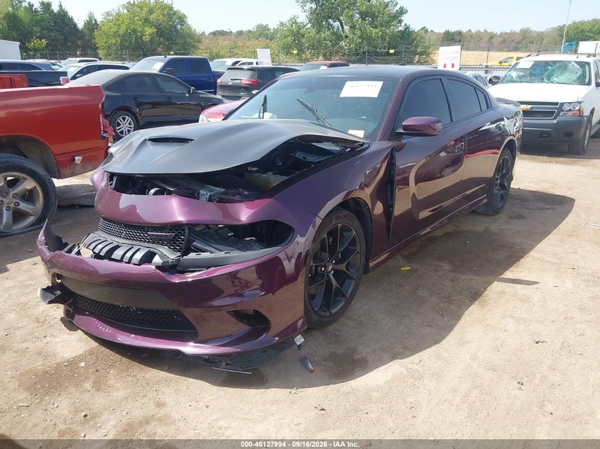 Vin: 2c3cdxhg4nh194888, lot: 46627714, dodge charger gt rwd 20222