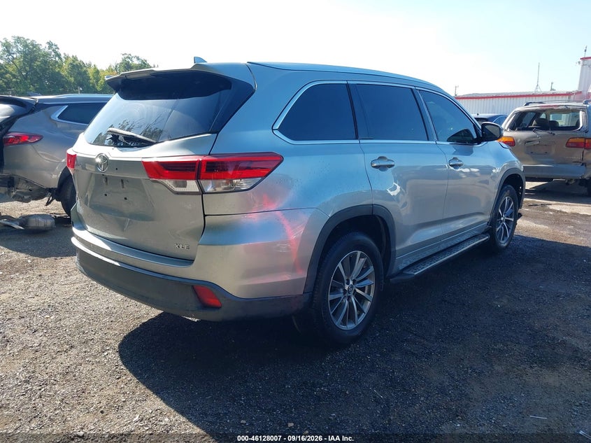 Vin: 5tdkzrfh0js537577, lot: 46627727, toyota highlander xle 20184