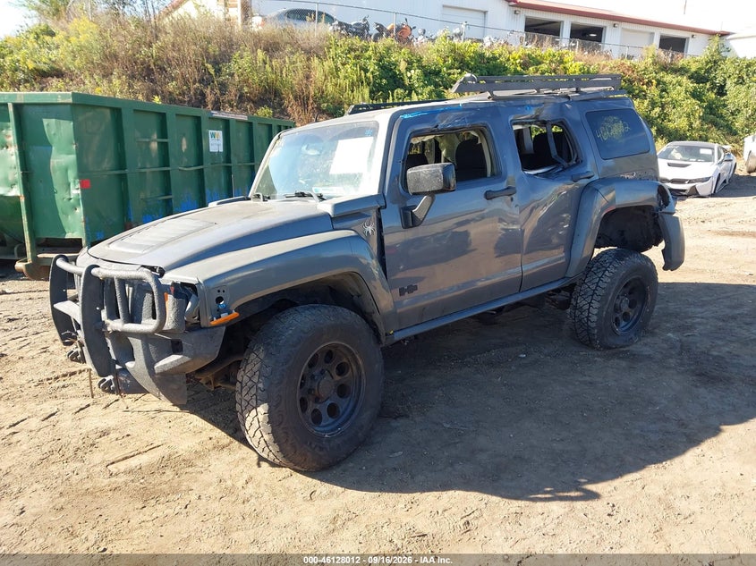 2008 Hummer H3, All Over, IAAI, VIN 5GTEN13E188139631 — photo 2