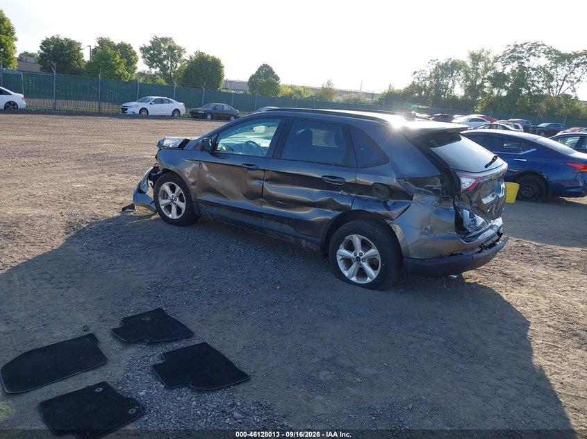 Vin: 2fmpk4g95jbc53153, lot: 46627733, ford edge se 20183