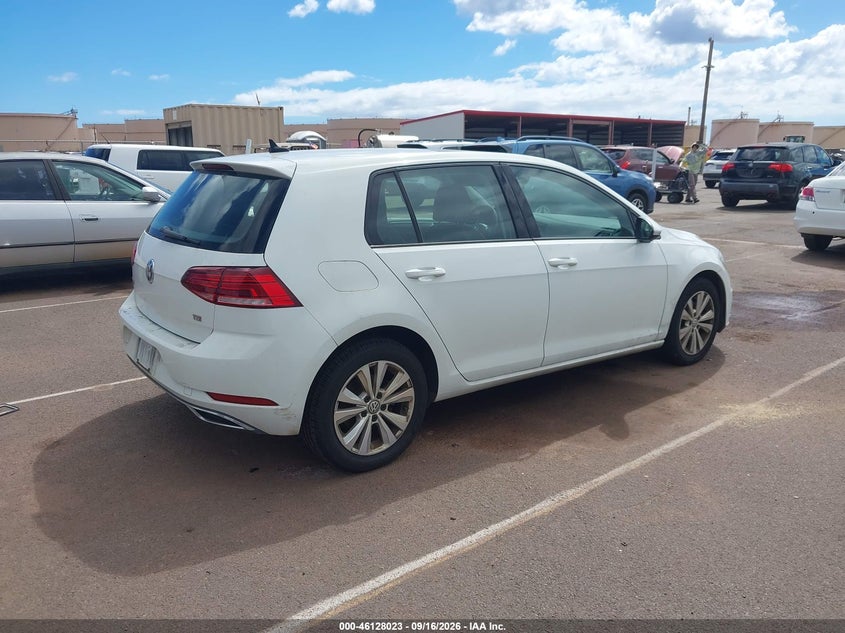 Vin: 3vwg17au4jm252514, lot: 46627743, volkswagen golf tsi s/tsi se 20184