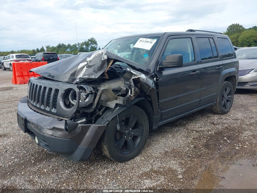 Vin: 1c4njpba0ed813419, lot: 46627748, jeep patriot altitude 20142