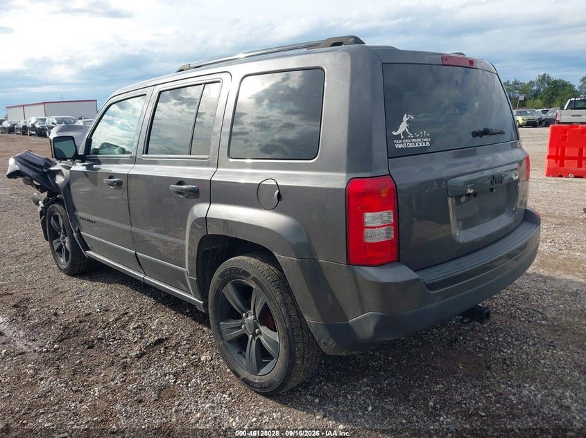 Vin: 1c4njpba0ed813419, lot: 46627748, jeep patriot altitude 20143