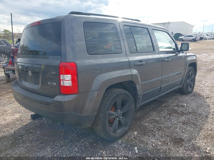 Vin: 1c4njpba0ed813419, lot: 46627748, jeep patriot altitude 20144