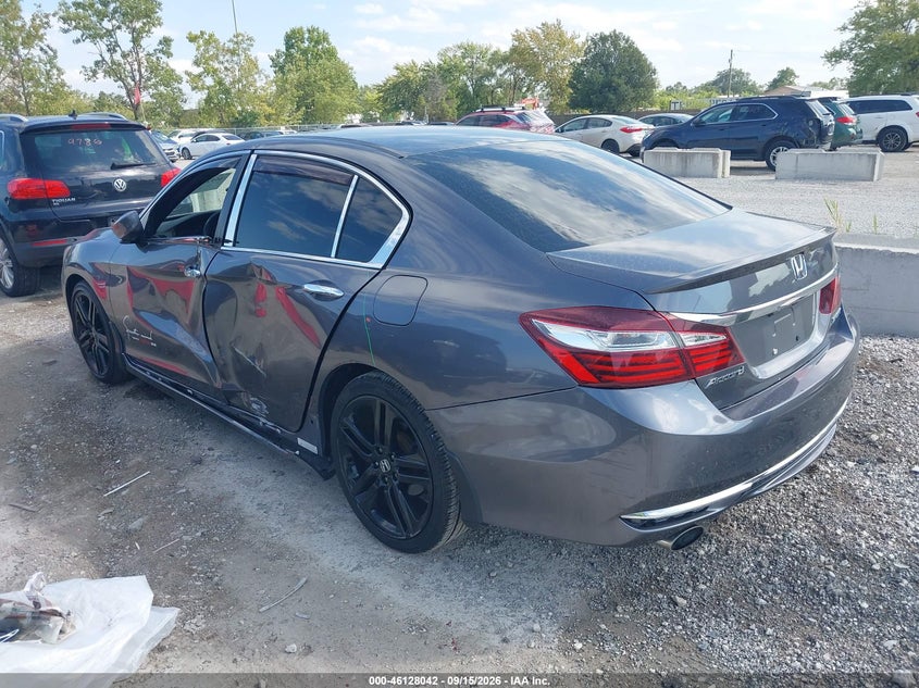Vin: 1hgcr2f57ha122928, lot: 46627762, honda accord sport 20173