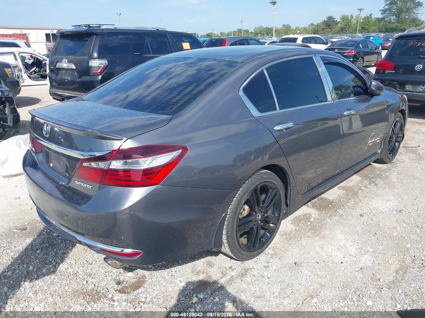 Vin: 1hgcr2f57ha122928, lot: 46627762, honda accord sport 20174