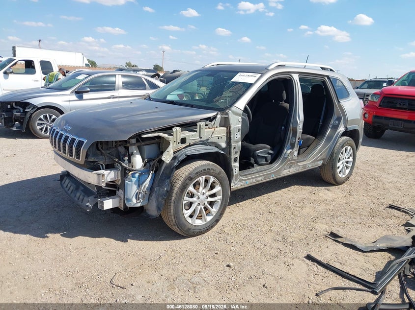 2019 Jeep Cherokee, Лівий бік, IAAI, VIN 1C4PJMCX2KD465130 — фото 2