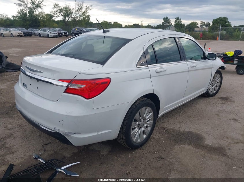 Vin: 1c3ccbag6dn760863, lot: 46627808, chrysler 200 lx 20134