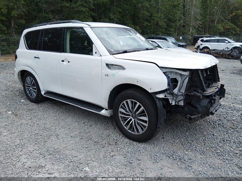 Vin: jn8ay2ba3m9372727, lot: 46627818, nissan armada sl 2wd 2021 img_1