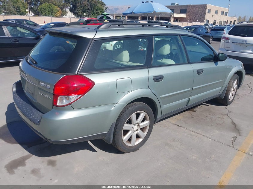 2009 SUBARU OUTBACK auction photo 4