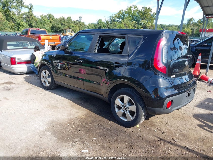 Vin: kndjn2a22j7586999, lot: 46627850, kia soul 20183