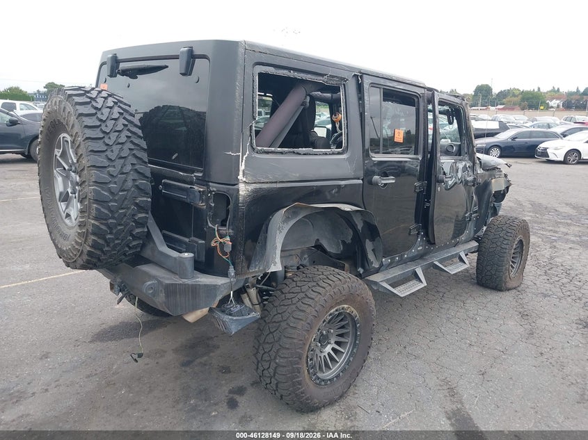 Vin: 1c4hjwdg3gl121382, lot: 46627870, jeep wrangler unlimited sport 20164