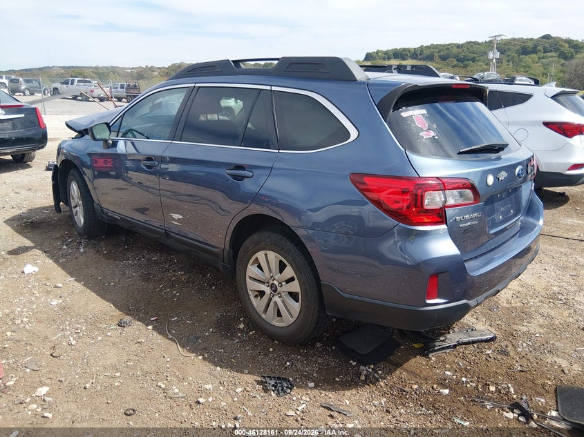 Vin: 4s4bsbcc1f3211599, lot: 46627881, subaru outback 2.5i premium 20153