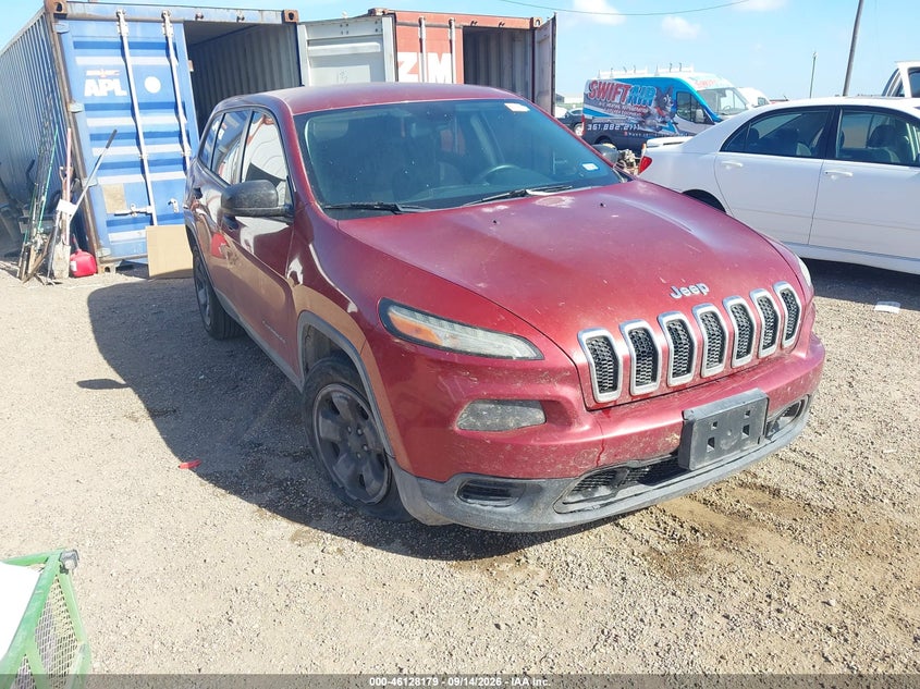 Vin: 1c4pjlab3fw579441, lot: 46627899, jeep cherokee sport 20151