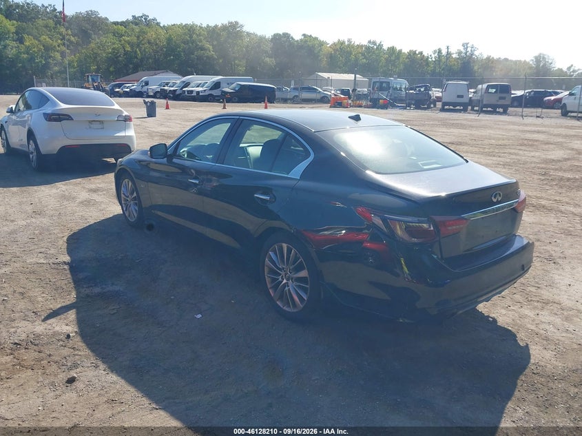 Vin: jn1ev7ap8km516875, lot: 46627930, infiniti q50 3.0t luxe 20193