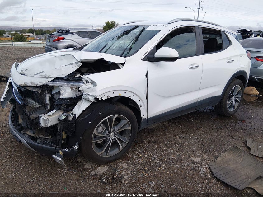 Vin: kl4mmesl3pb166208, lot: 46628007, buick encore gx select awd 20232