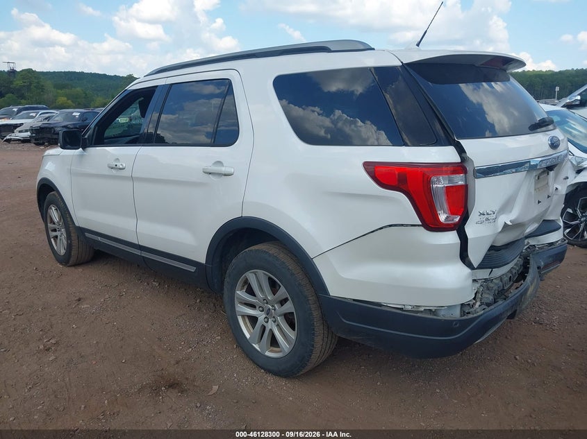 Vin: 1fm5k8d82kga57160, lot: 46628020, ford explorer xlt 20193