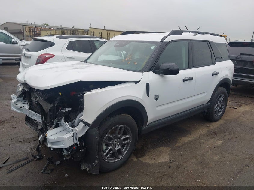 Vin: 3fmcr9bn4tre18318, lot: 46628022, ford bronco sport big bend 20262