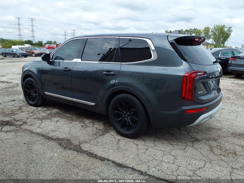Vin: 5xyp2dhc9lg064177, lot: 46628033, kia telluride lx 20203