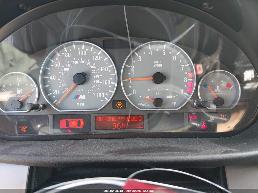 BMW M3 2002 VIN WBSBR93472EX21884