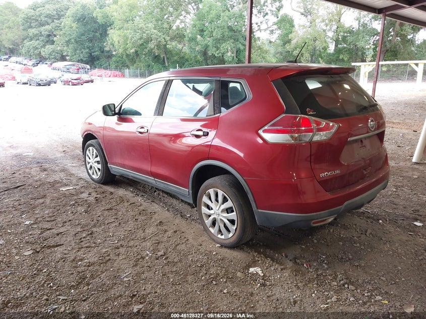 Vin: knmat2mv9gp689051, lot: 46628047, nissan rogue s/sl/sv 20163