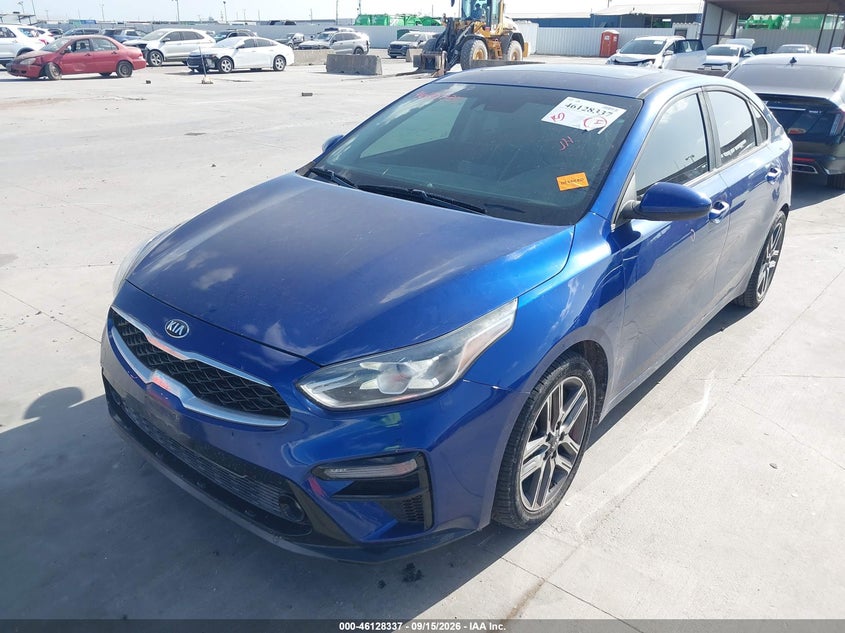 Vin: 3kpf34ad0ke045718, lot: 46628057, kia forte s 20192