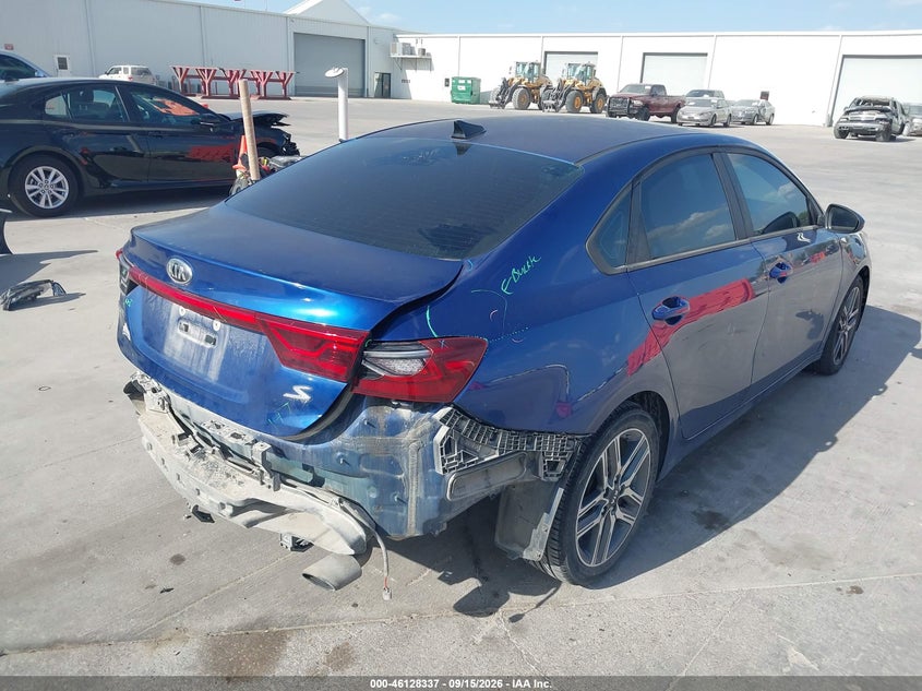 Vin: 3kpf34ad0ke045718, lot: 46628057, kia forte s 20194