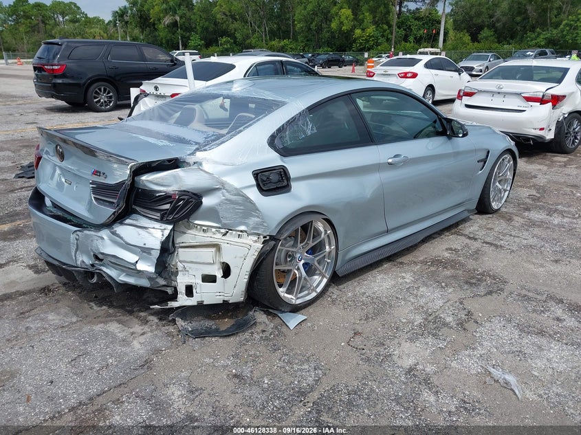 Vin: wbs3r9c53fk331529, lot: 46628058, bmw m4 20154