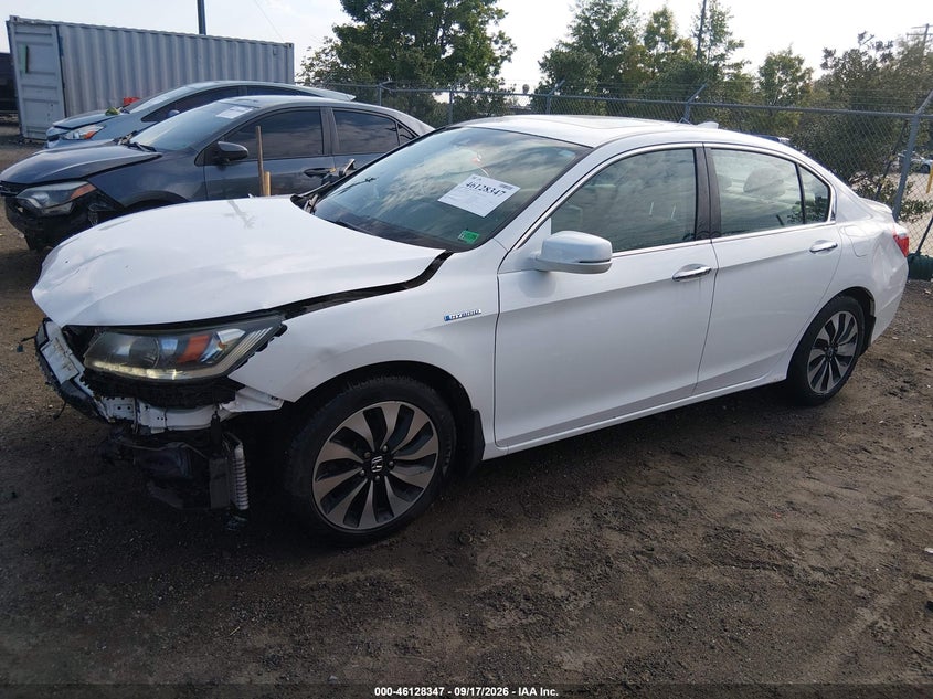 Vin: 1hgcr6f59ea000672, lot: 46628067, honda accord hybrid ex-l 20142