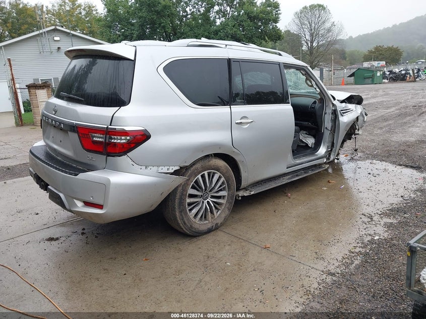 Vin: jn8ay2bd9r9707054, lot: 46628094, nissan armada sl 4wd 20244