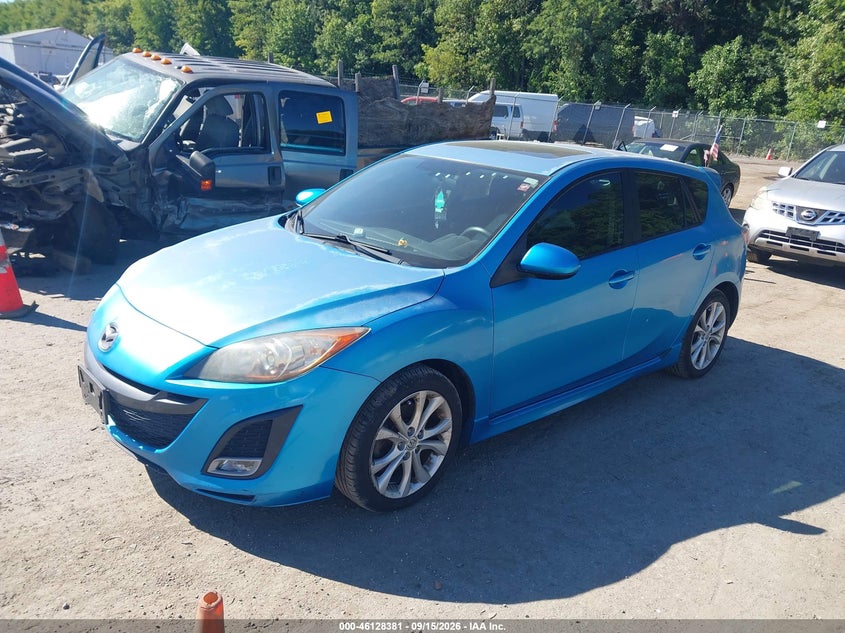Vin: jm1bl1k66b1371491, lot: 46628101, mazda mazda3 s sport 20112