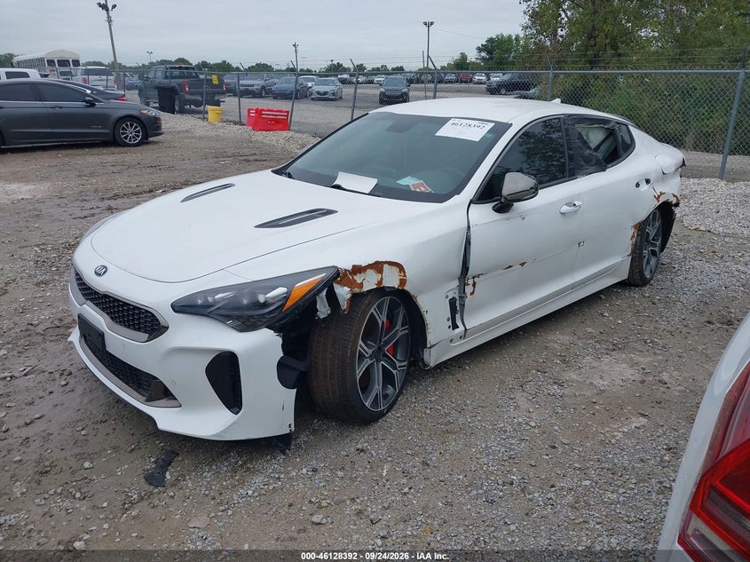 Vin: knae35lc2l6081310, lot: 46628112, kia stinger gt 20202