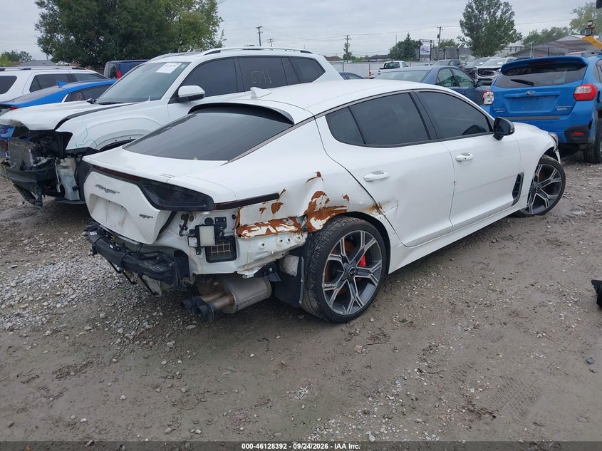 Vin: knae35lc2l6081310, lot: 46628112, kia stinger gt 20204