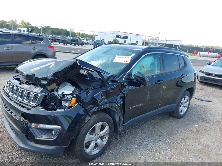 Vin: 3c4njcbb6lt253284, lot: 46628131, jeep compass latitude fwd 20202