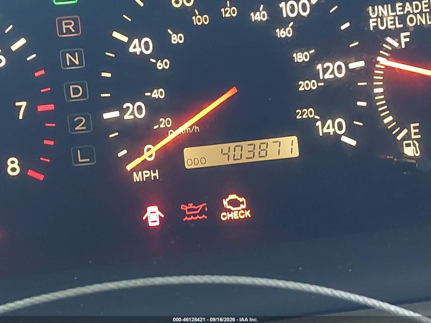 LEXUS ES 300 1997 VIN JT8BF22G3V5006526