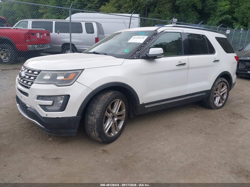 Vin: 1fm5k8f83gga20803, lot: 46628154, ford explorer limited 20162