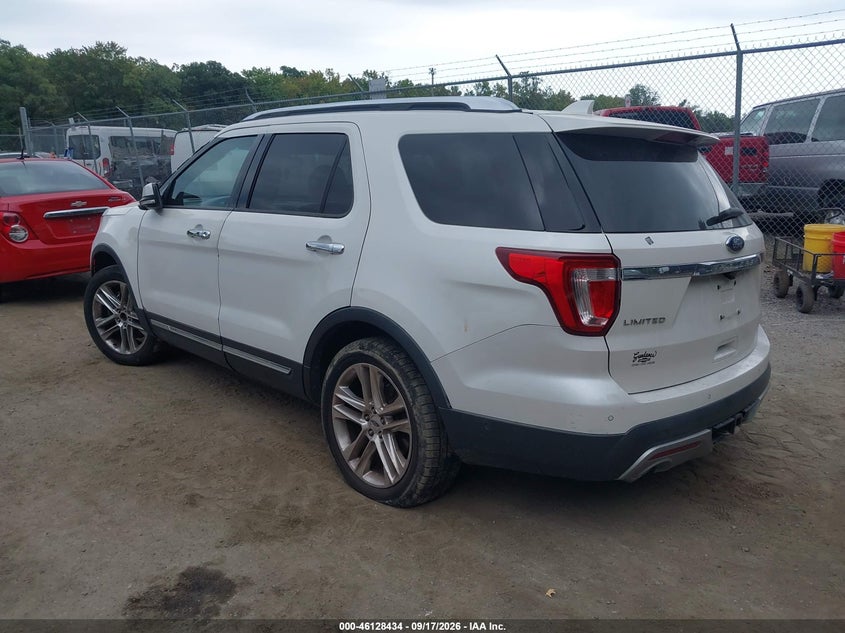 Vin: 1fm5k8f83gga20803, lot: 46628154, ford explorer limited 20163