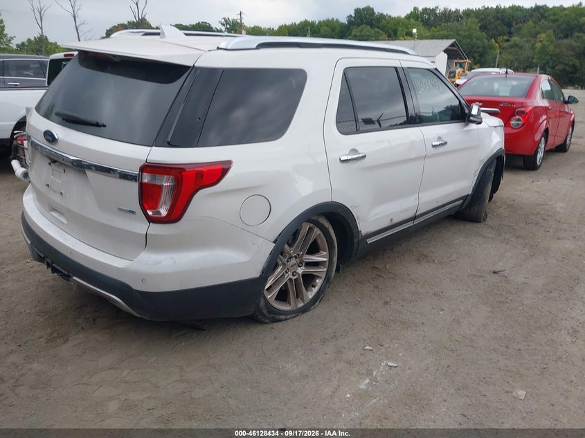 Vin: 1fm5k8f83gga20803, lot: 46628154, ford explorer limited 20164