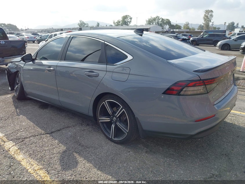 Vin: 1hgcy2f56pa001289, lot: 46628169, honda accord hybrid sport 20233