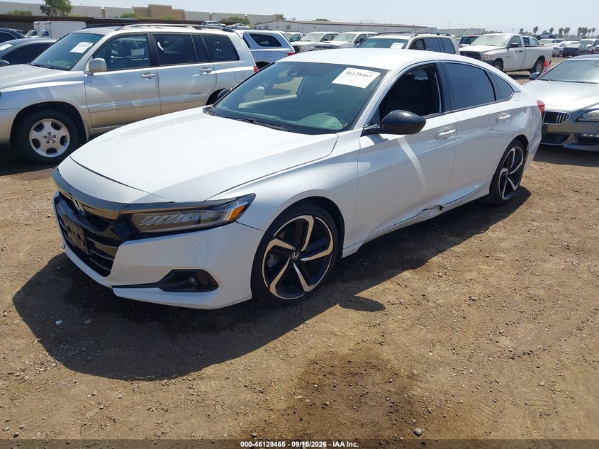 Vin: 1hgcv1f34na008448, lot: 46628185, honda accord sport 20222