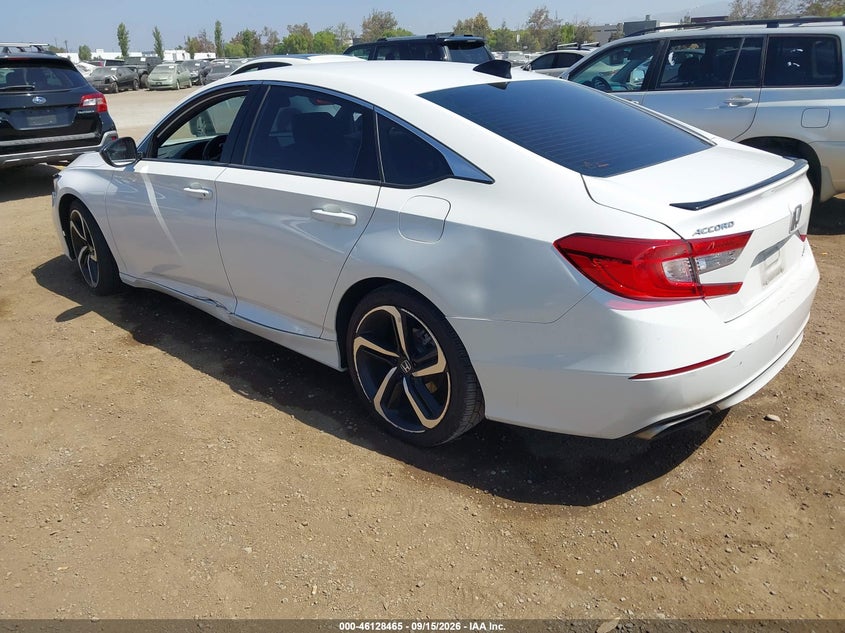 Vin: 1hgcv1f34na008448, lot: 46628185, honda accord sport 20223