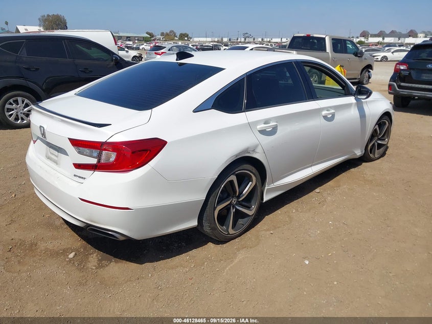 Vin: 1hgcv1f34na008448, lot: 46628185, honda accord sport 20224