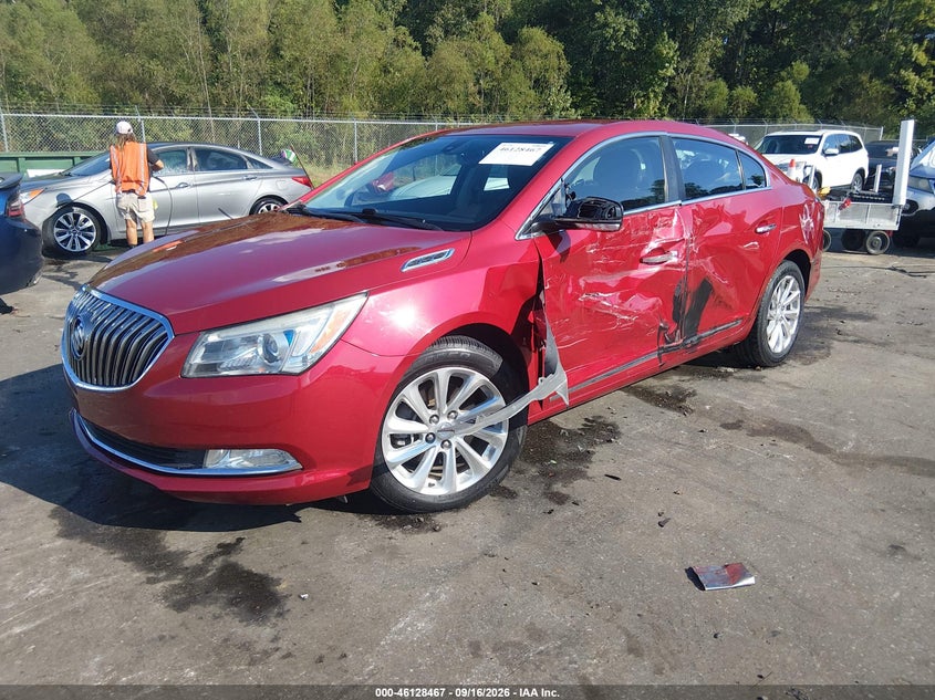 Vin: 1g4gb5g37ef235100, lot: 46628187, buick lacrosse leather group 20142