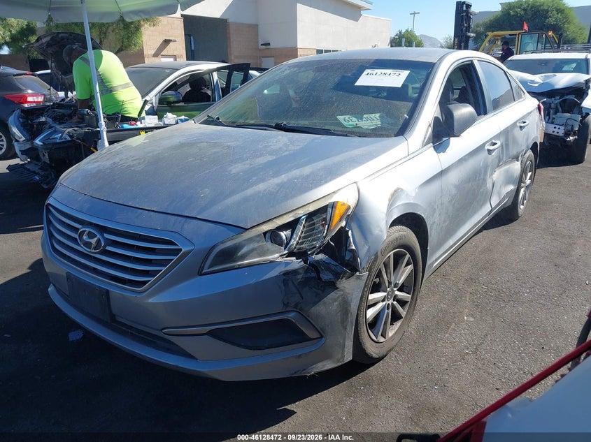 Vin: 5npe24af8hh566402, lot: 46628192, hyundai sonata se 20172