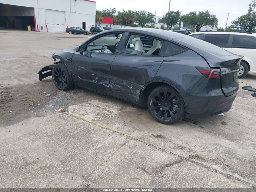 Vin: 7saygded3ra299063, lot: 46628202, tesla model y long range single motor rear-wheel drive/rwd 20243