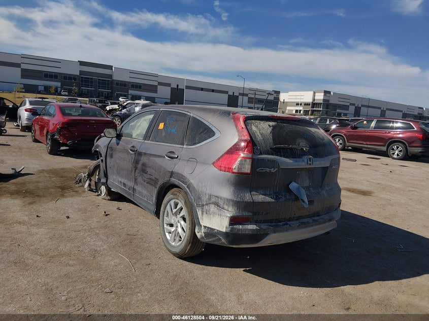 Vin: 5j6rm4h55fl116590, lot: 46628224, honda cr-v ex 20153