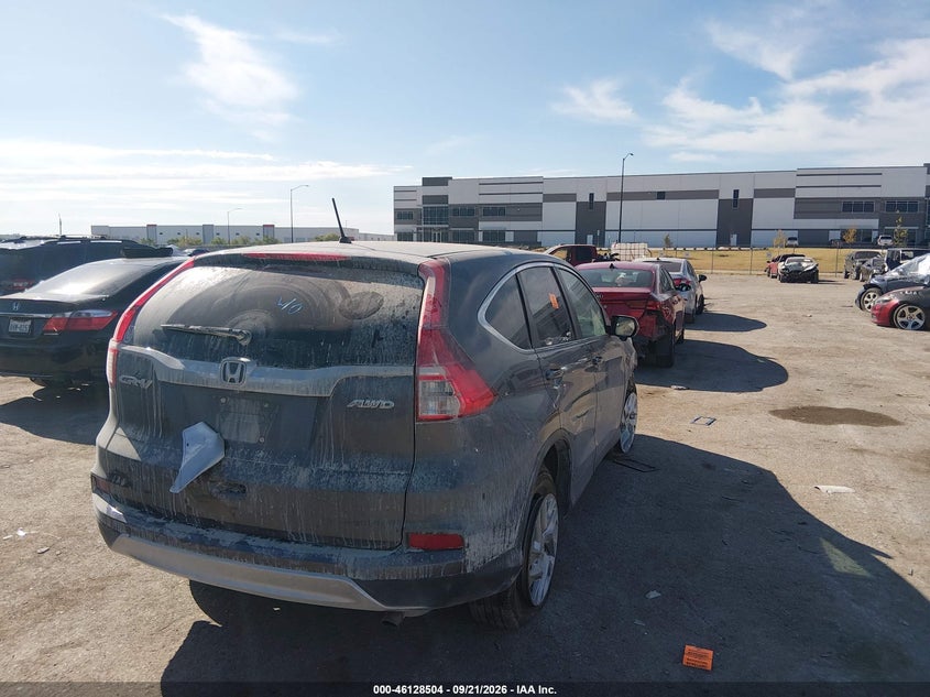 Vin: 5j6rm4h55fl116590, lot: 46628224, honda cr-v ex 20154