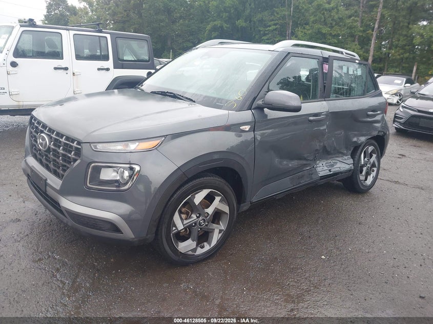 Vin: kmhrc8a36pu256759, lot: 46628225, hyundai venue sel 20232