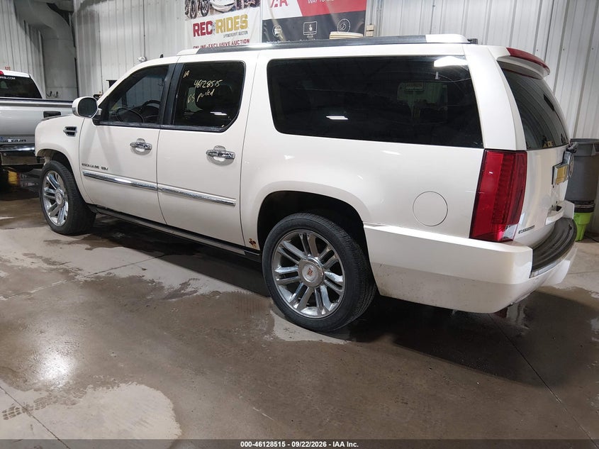 Vin: 1gys4kef0dr230848, lot: 46628235, cadillac escalade esv platinum edition 20133
