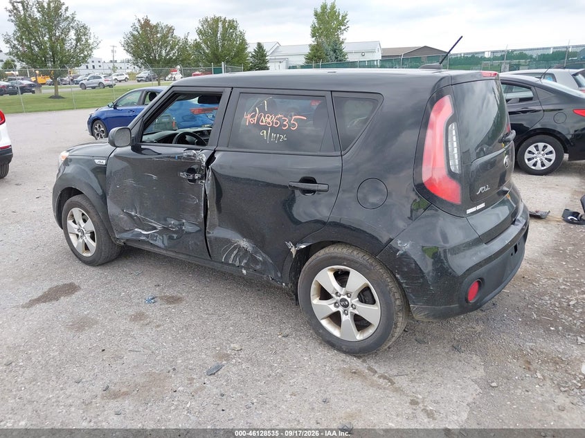 Vin: kndjn2a22k7002540, lot: 46628255, kia soul 20193